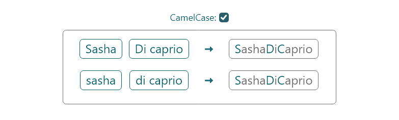 CamelCase