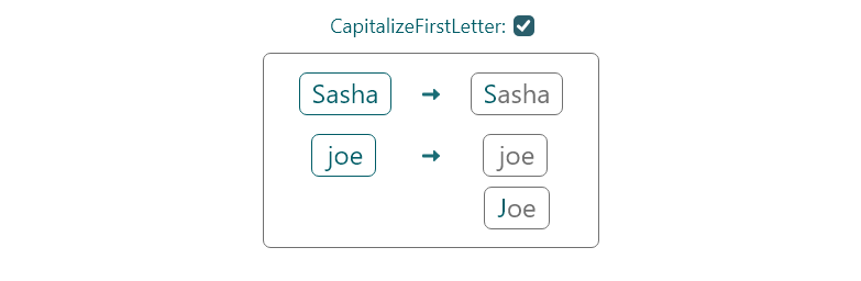 CapitalizeFirstLetter